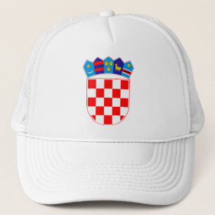 Kroatien Wappen Truckerkappe