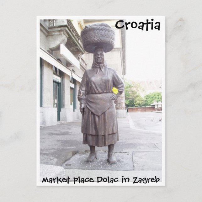 Kroatien - Zagreb Postkarte (Vorderseite)