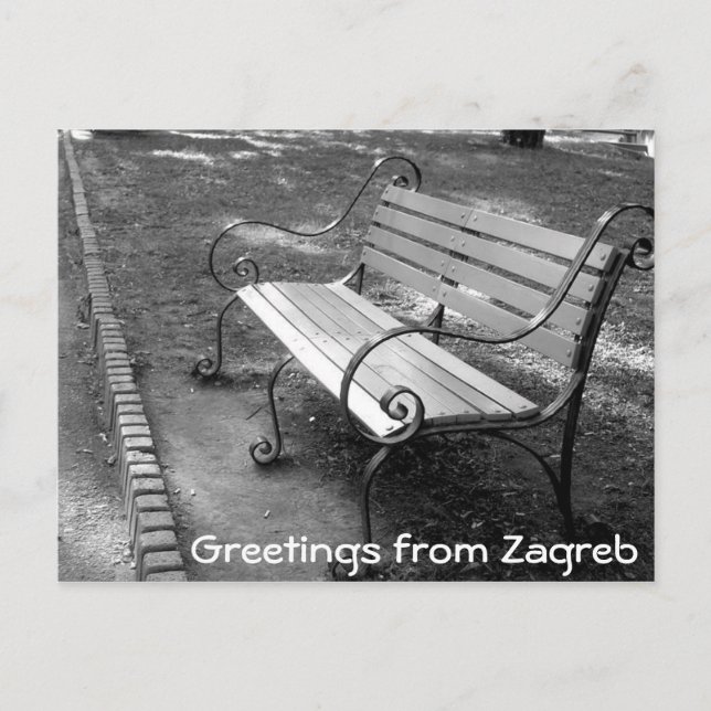 Kroatien - Zagreb Postkarte (Vorderseite)