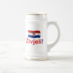 Kroatien Zivjeli! (Beifall) Bierglas