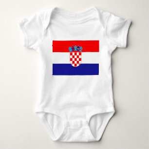 Kroatienflagge Baby Strampler
