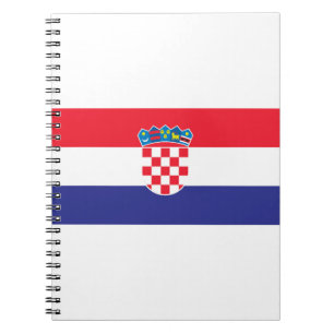 Kroatienflagge Notizblock