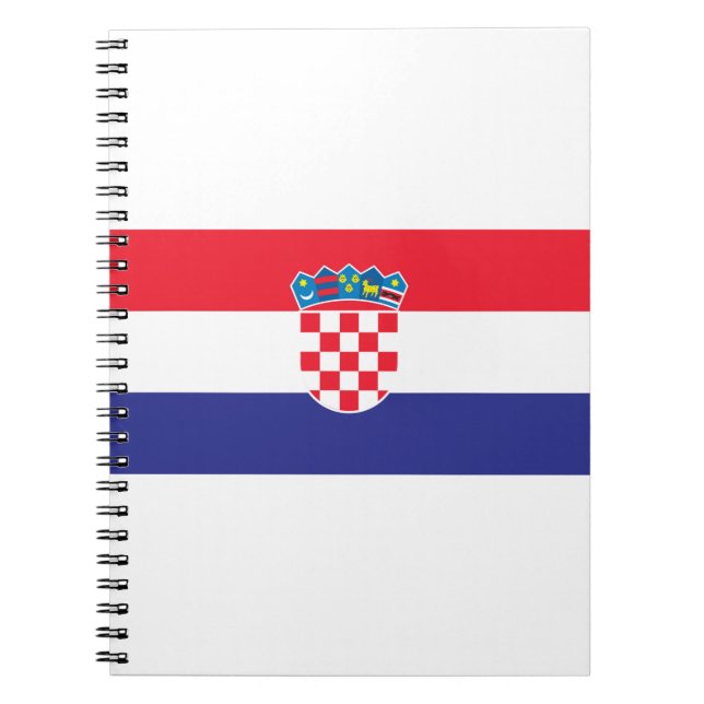 Kroatienflagge Notizblock (Vorderseite)