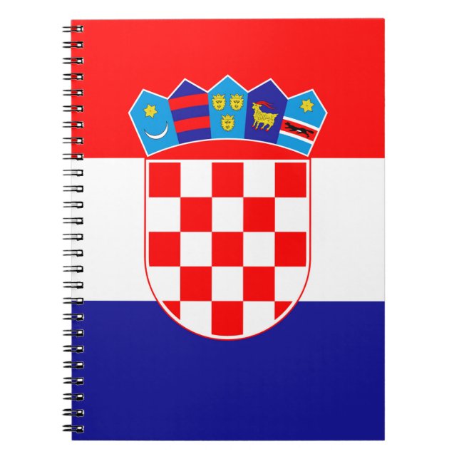 Kroatienflagge Notizblock (Vorderseite)