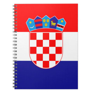Kroatienflagge Notizblock