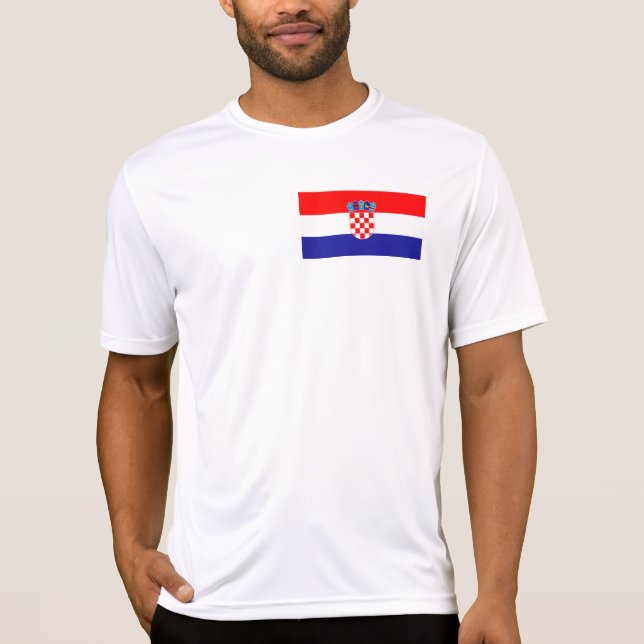 Kroatienflagge T-Shirt (Vorderseite)
