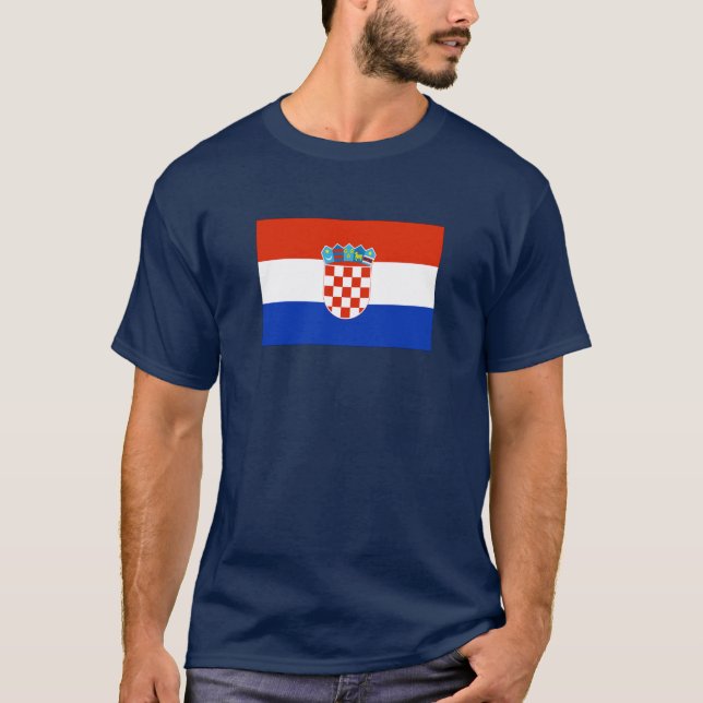 Kroatienflagge T-Shirt (Vorderseite)