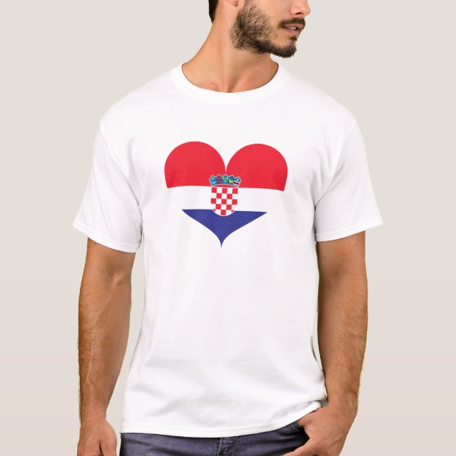 Kroatienflagge T-Shirt (Vorderseite)