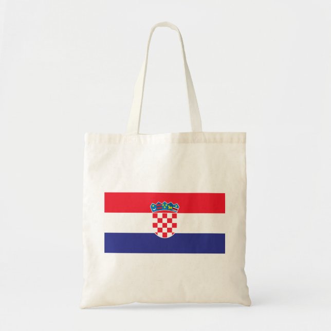 Kroatienflagge Tragetasche (Vorne)