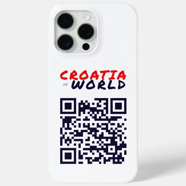 KROATIENvsWORLD Case-Mate iPhone Hülle (Rückseite)