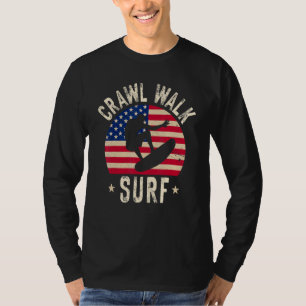 Kroatiere, Laufe, Surfe, Snowboard-Kumpel T-Shirt