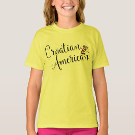 Kroatisch-amerikanisches Hemd T-Shirt