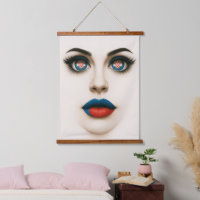 Kroatisch Beauty Eyes & Lips Pop Portrait