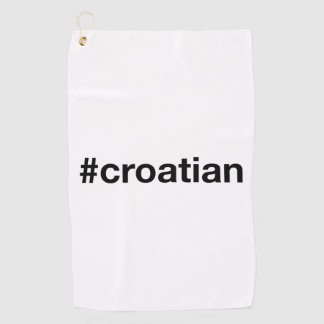 Kroatisch Golfhandtuch
