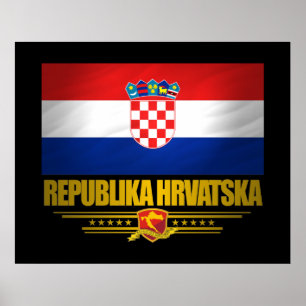 "Kroatisch-Stolz-" Plakate u. Drucke