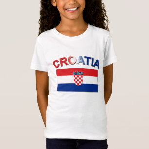 Kroatische Flagge 2 T-Shirt