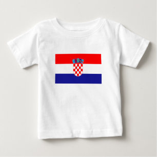 Kroatische Flagge Baby T-shirt