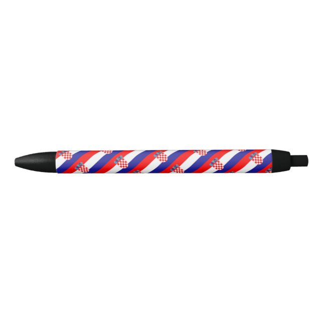 Kroatische Flagge Ballpoint Pen Kugelschreiber (Vorderseite)