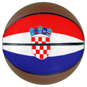 kroatische Flagge Basketball