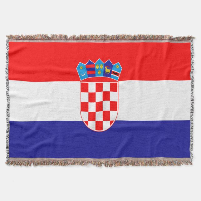 Kroatische Flagge Decke (Vorderseite)