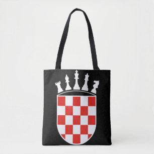 Kroatische-Flagge-Farben Schachspieler-Geschenke f