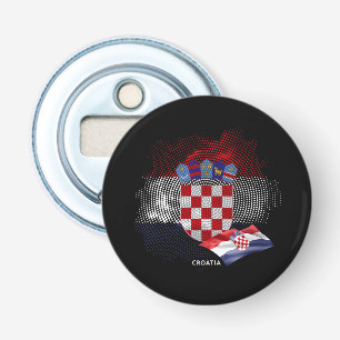 Kroatische Flagge Flaschenöffner