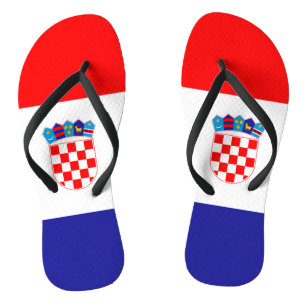 kroatische Flagge Flip Flops