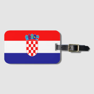 Kroatische Flagge Gepäckanhänger