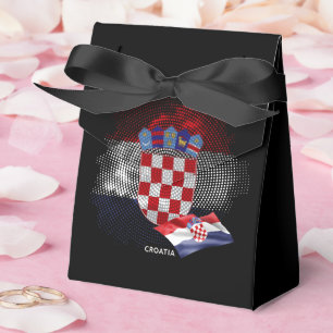 Kroatische Flagge Geschenkschachtel