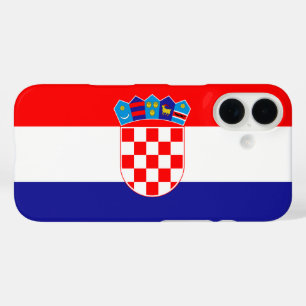 Kroatische Flagge   Hrvatska zastava iPhone 16 Hülle