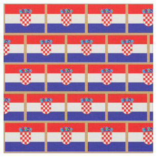 Kroatische Flagge & kroatische Modefabrik / Sport Stoff