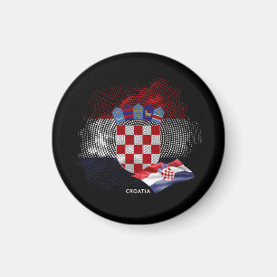 Kroatische Flagge Magnet