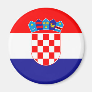 Kroatische Flagge Magnet