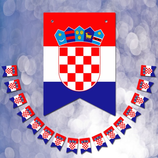 Kroatische Flagge & Party Kroatien Banner / Hochze (Von Creator hochgeladen)