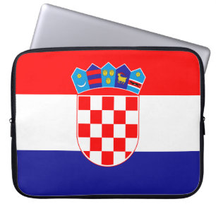 Kroatische Flagge Professioneller Laptop Sleeve   