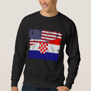Kroatische Flagge Roots Heritag Sweatshirt