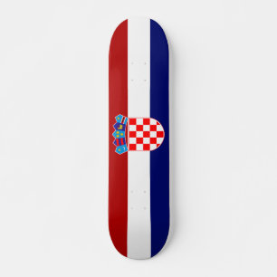 kroatische Flagge Skateboard