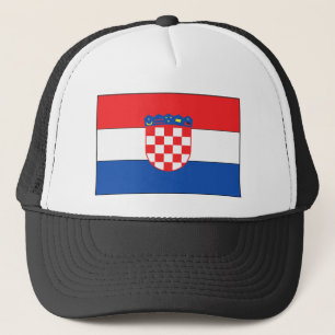 Kroatische Flagge Truckerkappe