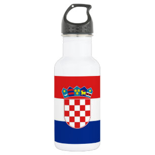 Kroatische Flasche für die Freiheit der Flagge Edelstahlflasche