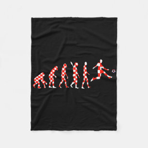 Kroatische Fußballmannschaft Evolution Kroatische Fleecedecke