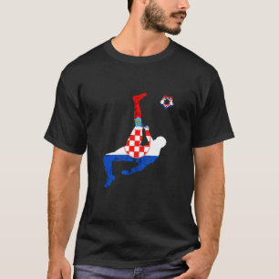 Kroatische Fußballmannschaft Hrvatska Kroatische F T-Shirt