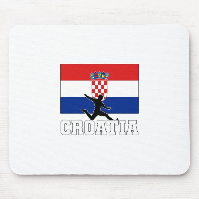 Kroatische Fußballnationalmannschaft Mousepad (Vorne)