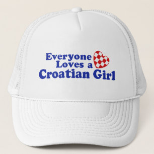 Kroatische Girl Truckerkappe
