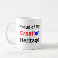 Kroatische Kaffeekaffee-Tasse
