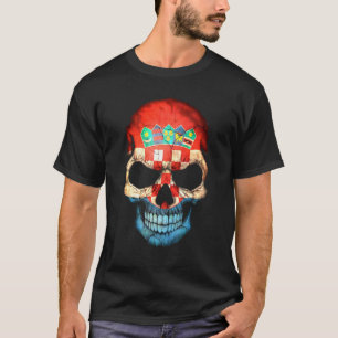 Kroatische Kroatische Flagge für kroatische Menwom T-Shirt