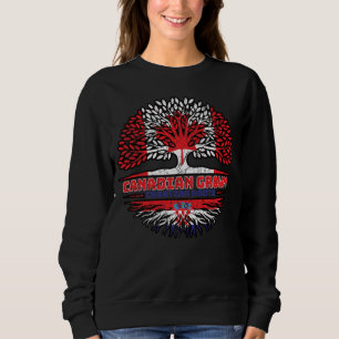 Kroatische kroatische kanadische Tree Roots-Flagge Sweatshirt