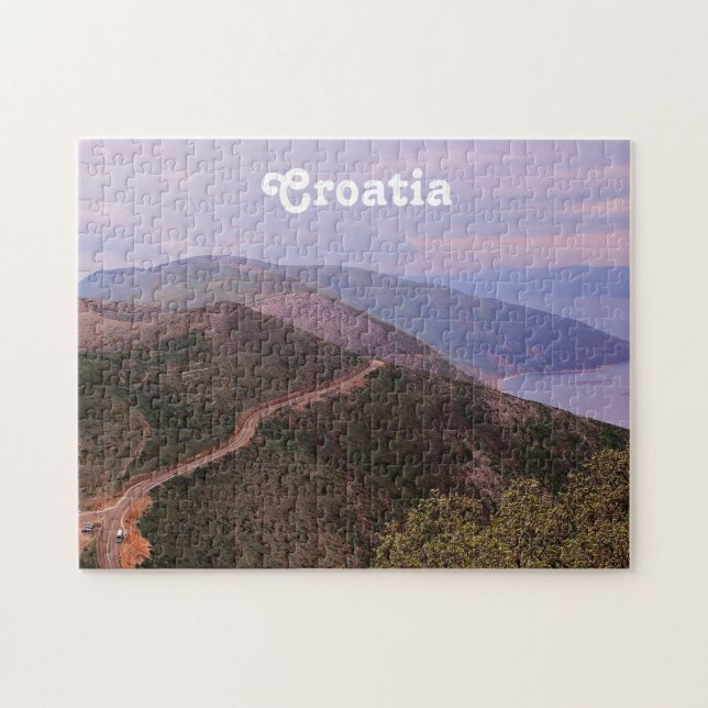 Kroatische Landschaft Puzzle (Horizontal)