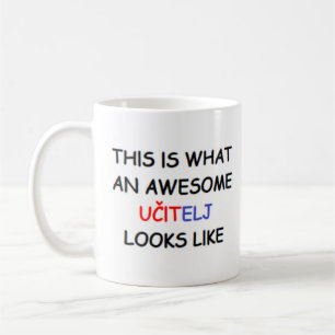 Kroatische Lehrerin ucitelj, phantastische Kaffee- Kaffeetasse