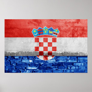 Kroatische Mauer Poster