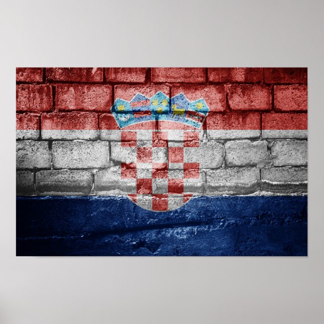 Kroatische Mauer Poster (Vorne)